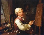Jens Juel Self-portrait oil painting
